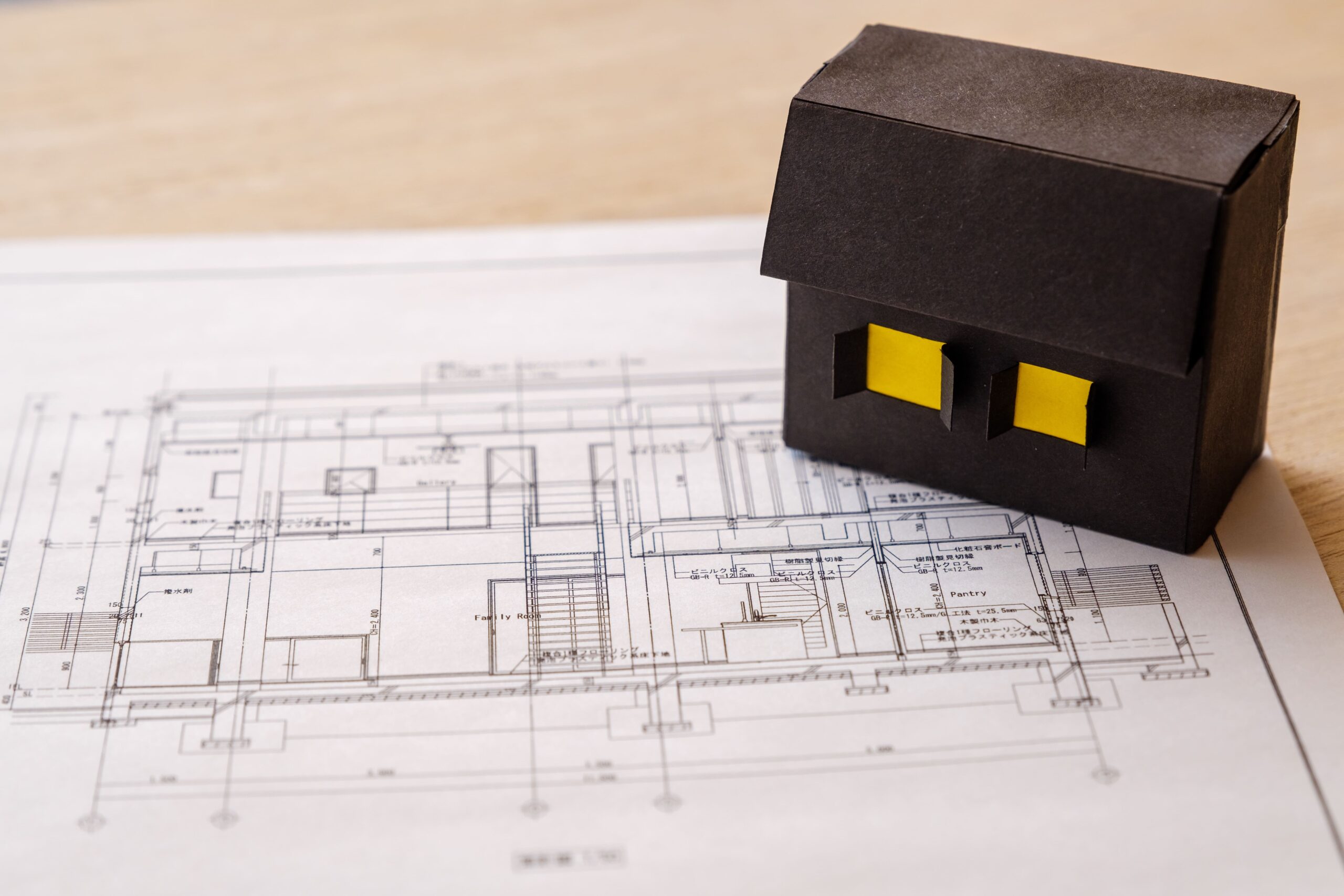 建物と建築図面