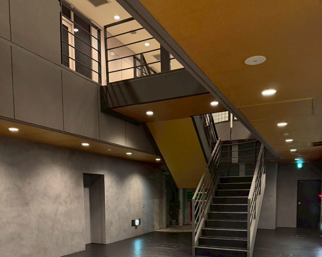 エントランス　天井施工後